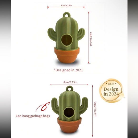 Cactus Doggie Bag Dispenser - Picture 3 of 5